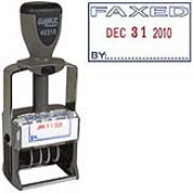 40310<br>FAXED Dater 1" x 1-1/2"<br>Steel Self-Inking 
