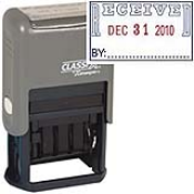 40321<br>RECEIVED Dater<br>1"x1-1/2"<br>Plastic Self-Inking
