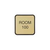 G50 - G50 - Designer Wall & Door Sign - (BLACK) Frame
4" x 4"