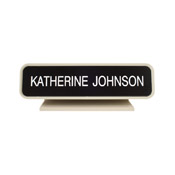 K21 - K21 - Designer Desk Sign - (ALMOND) Frame
2" x 8"