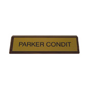 K80 - K80 - Plastic Nameplate Mounted on Wood
2" x 8"