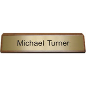 K81 - K81 - Plastic Nameplate Mounted on Wood
2" x 10"