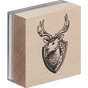 05822<br>Deer Head | Medium<br>1-15/16" x 1-15/16"<br>Colour Palette STAMPER