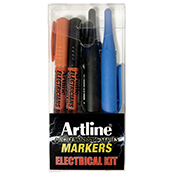 Electricians Markers<br>Professional Series Kit<br>4-Pack