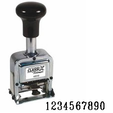 40246<br>Number Stamp Size:1/10-Band<br>Metal Self-Inking Automatic