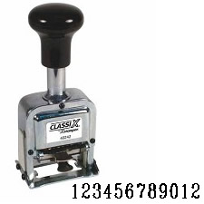 40248<br>Number Stamp Size:1/12-Band<br>Metal Self-Inking Automatic